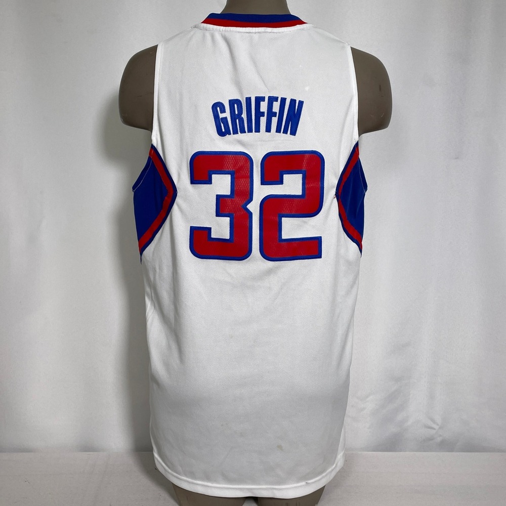 Blake Griffin #32 Los Angeles Clippers NBA Adidas White Jersey Youth LARGE 14-16